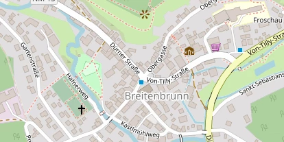 Pension auf Satellitenbild