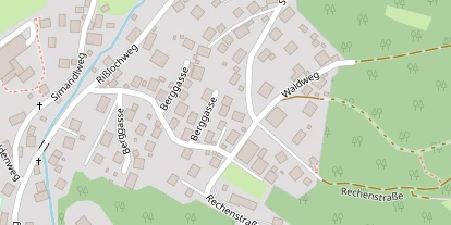 Pension auf Satellitenbild