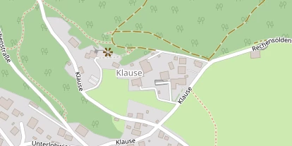 Pension auf Satellitenbild