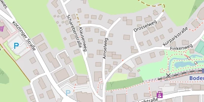 Pension auf Satellitenbild