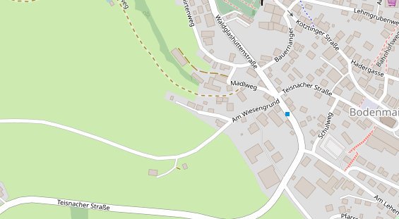 Pension auf Satellitenbild