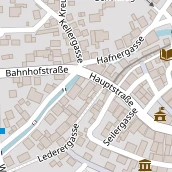 Pension auf Karte