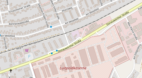 Pension auf Satellitenbild