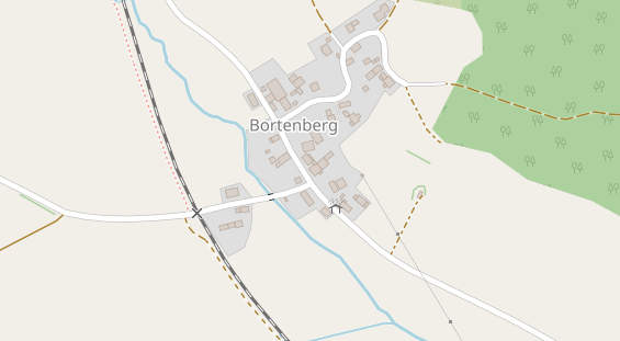 Pension auf Satellitenbild