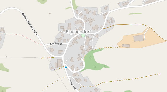 Pension auf Satellitenbild