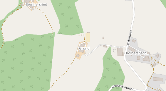 Pension auf Satellitenbild