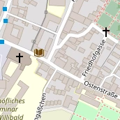 Pension auf Karte