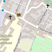 Pension auf Karte