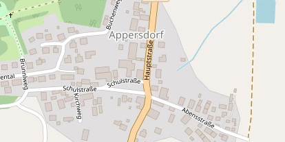 Pension auf Satellitenbild