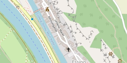 Pension auf Satellitenbild