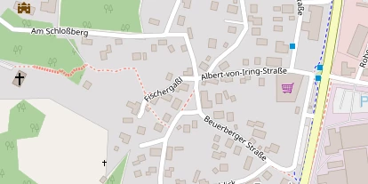 Pension auf Satellitenbild