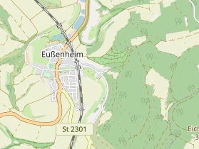 Pension auf Karte