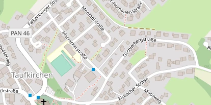 Pension auf Satellitenbild