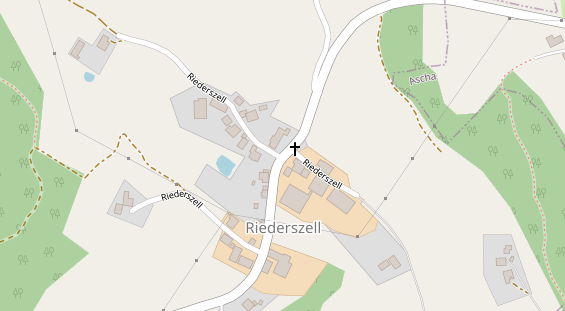 Pension auf Satellitenbild