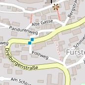 Pension auf Karte