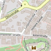 Pension auf Karte