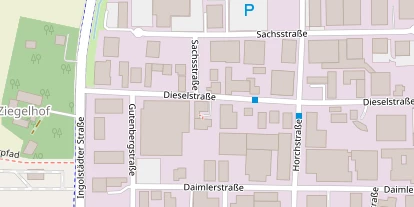 Pension auf Satellitenbild