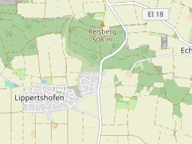Pension auf Karte