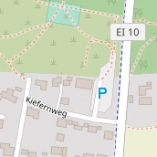 Pension auf Karte