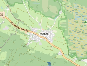 Pension auf Karte