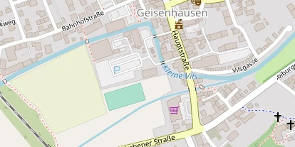 Pension auf Satellitenbild