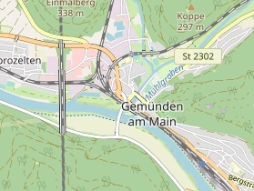 Pension auf Karte