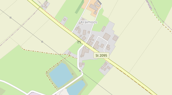 Pension auf Satellitenbild