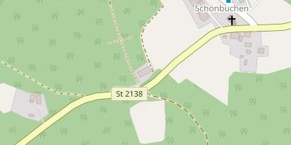 Pension auf Satellitenbild