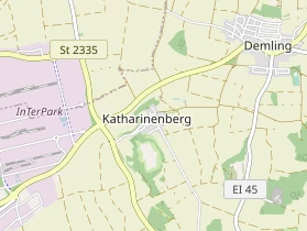 Pension auf Karte