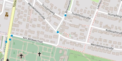 Pension auf Satellitenbild