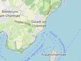 Pension auf Karte