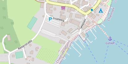 Pension auf Satellitenbild