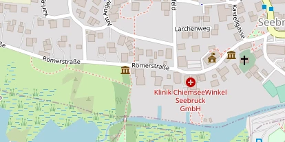 Pension auf Satellitenbild