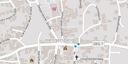 Pension auf Satellitenbild
