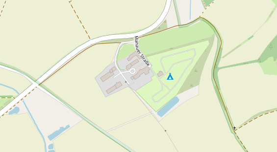 Pension auf Satellitenbild