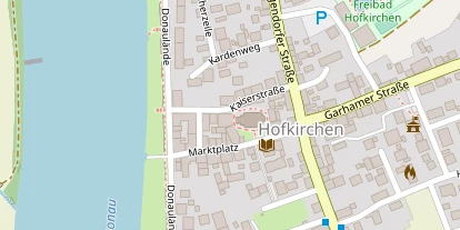 Pension auf Satellitenbild