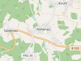 Pension auf Karte