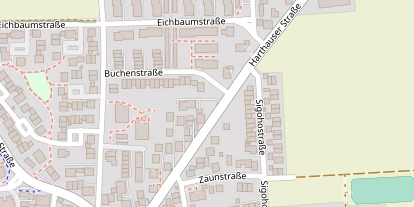 Pension auf Satellitenbild