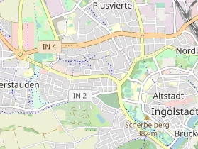 Pension auf Karte