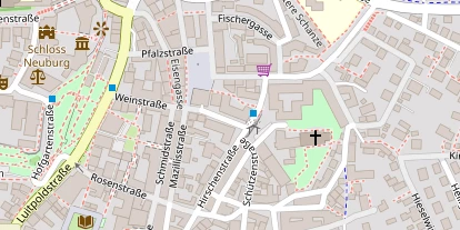 Pension auf Satellitenbild