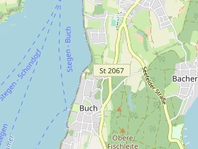 Pension auf Karte