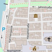 Pension auf Karte