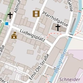 Pension auf Karte