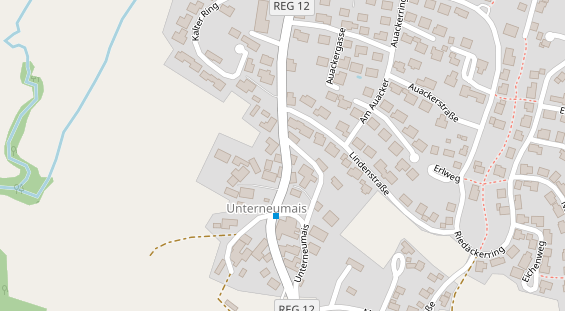 Pension auf Satellitenbild