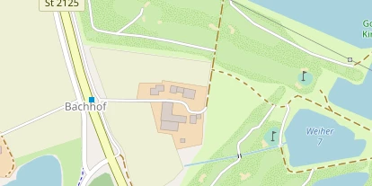 Pension auf Satellitenbild