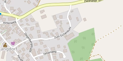 Pension auf Satellitenbild