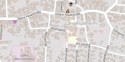 Pension auf Satellitenbild