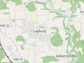Pension auf Karte