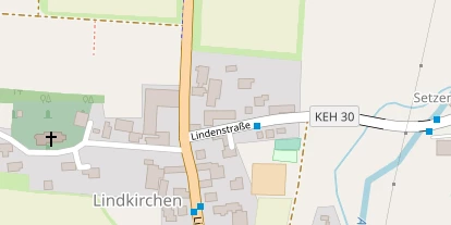 Pension auf Satellitenbild
