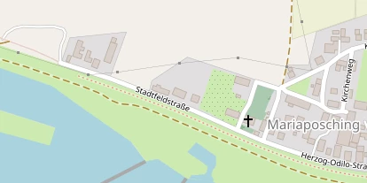 Pension auf Satellitenbild